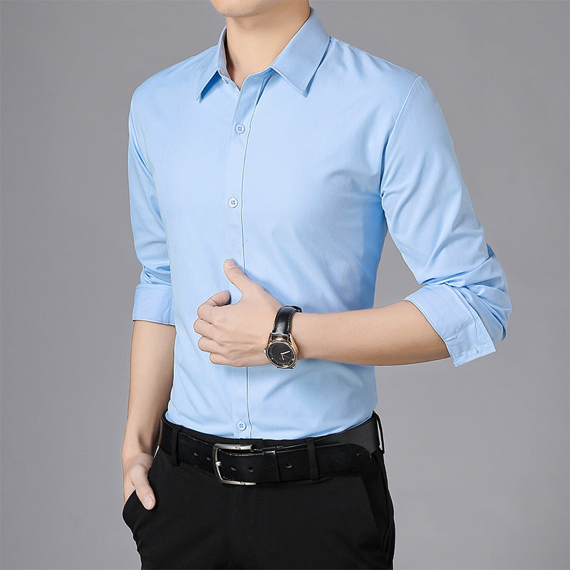 Men's Casual Slim-Fit Short-Sleeved Shirt