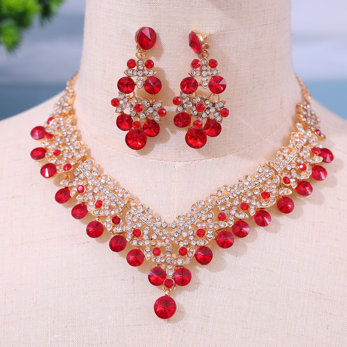Necklace and Earrings Set