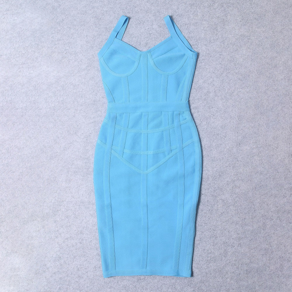 Women's Tight-Fitting Sleeveless Dress