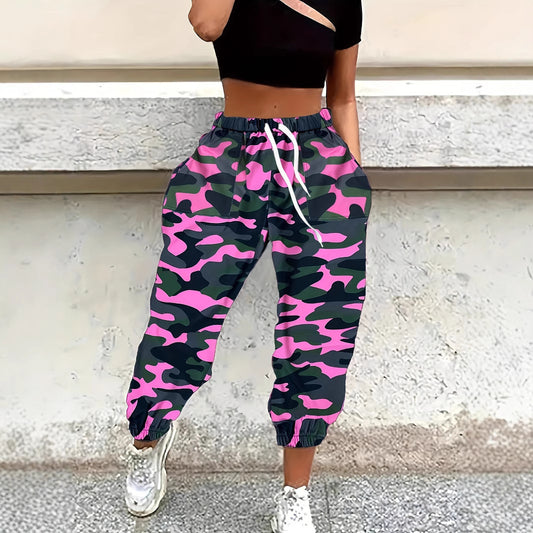 Casual breathable loose-fitting women's trousers