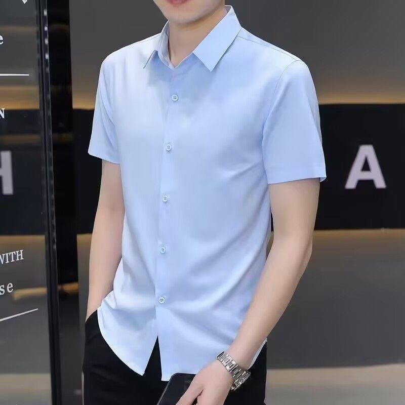 Ice silk men's shirt