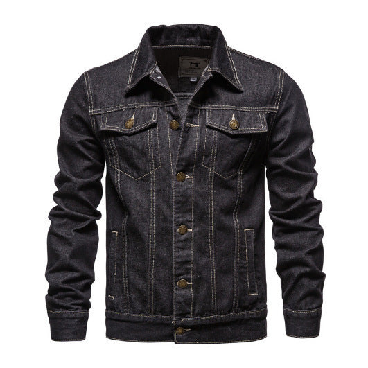 Men's Casual Denim Shirt Jacket