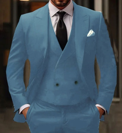 Formal Three-Piece Suit Set for Men