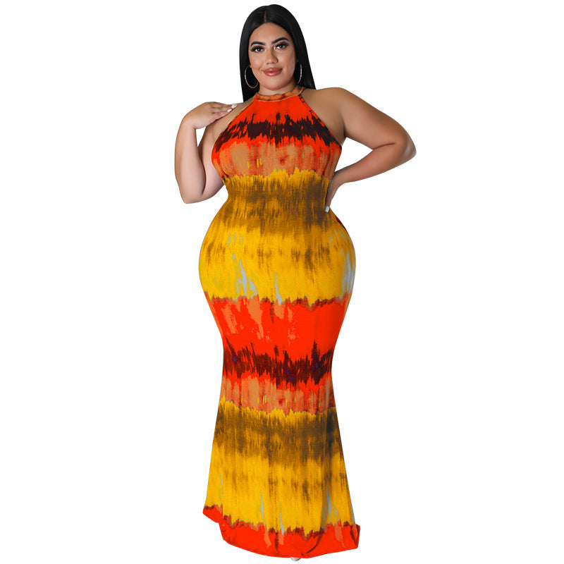 Print Women's Long Sleeve Dress