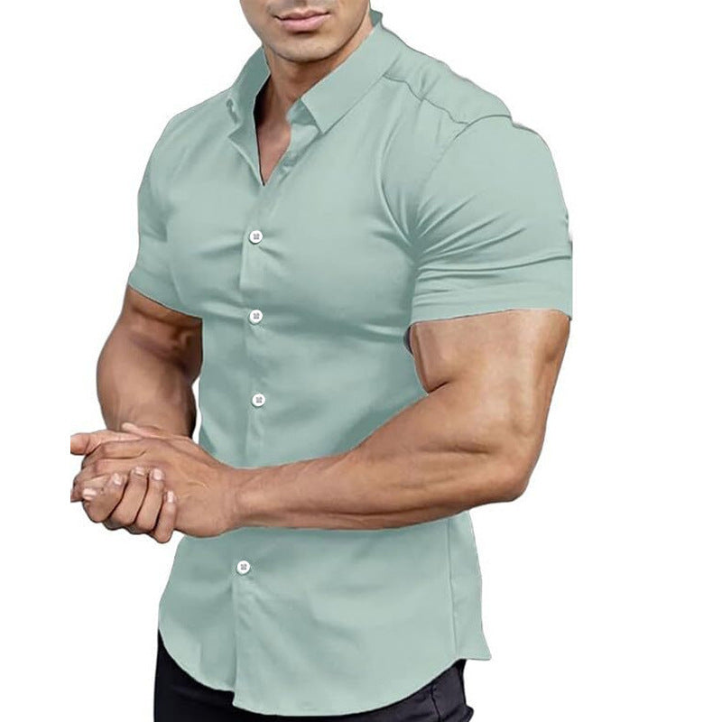 Solid-Color Shirts for Men