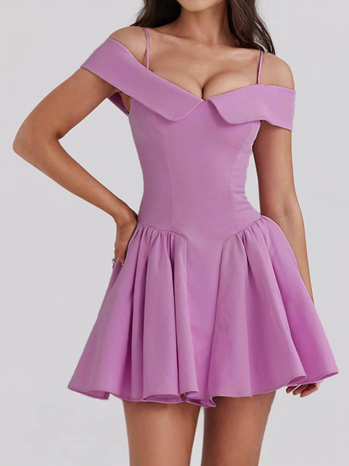 V-neck fashion dress