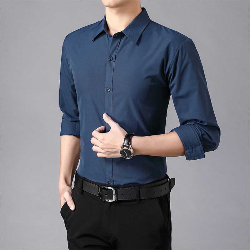 Men's Casual Slim-Fit Short-Sleeved Shirt