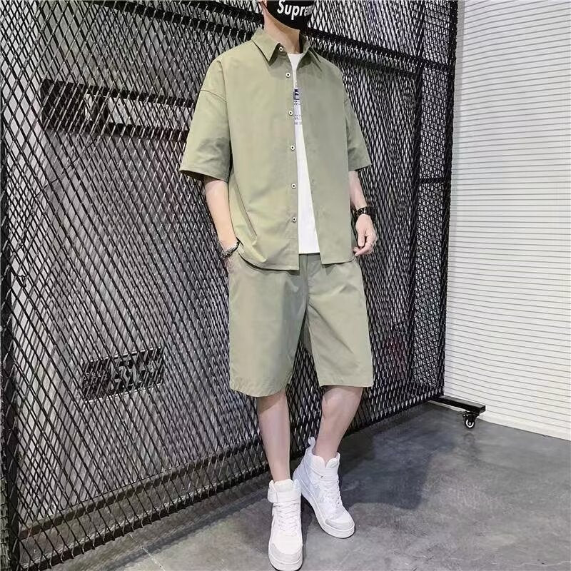 Shirt, men's shorts, short sleeves