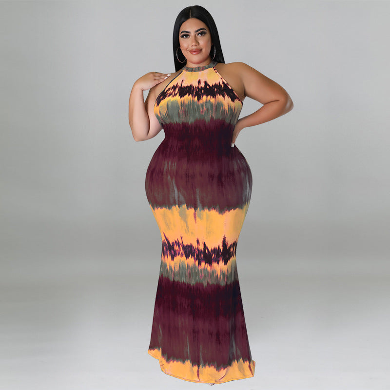 Print Women's Long Sleeve Dress