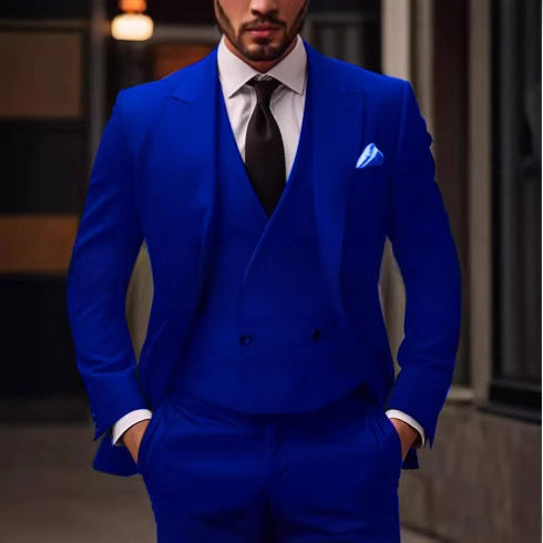 Formal Three-Piece Suit Set for Men