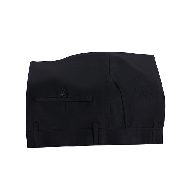 Double-Breasted Slim Fit Mens Suit Jacket and Trousers Set