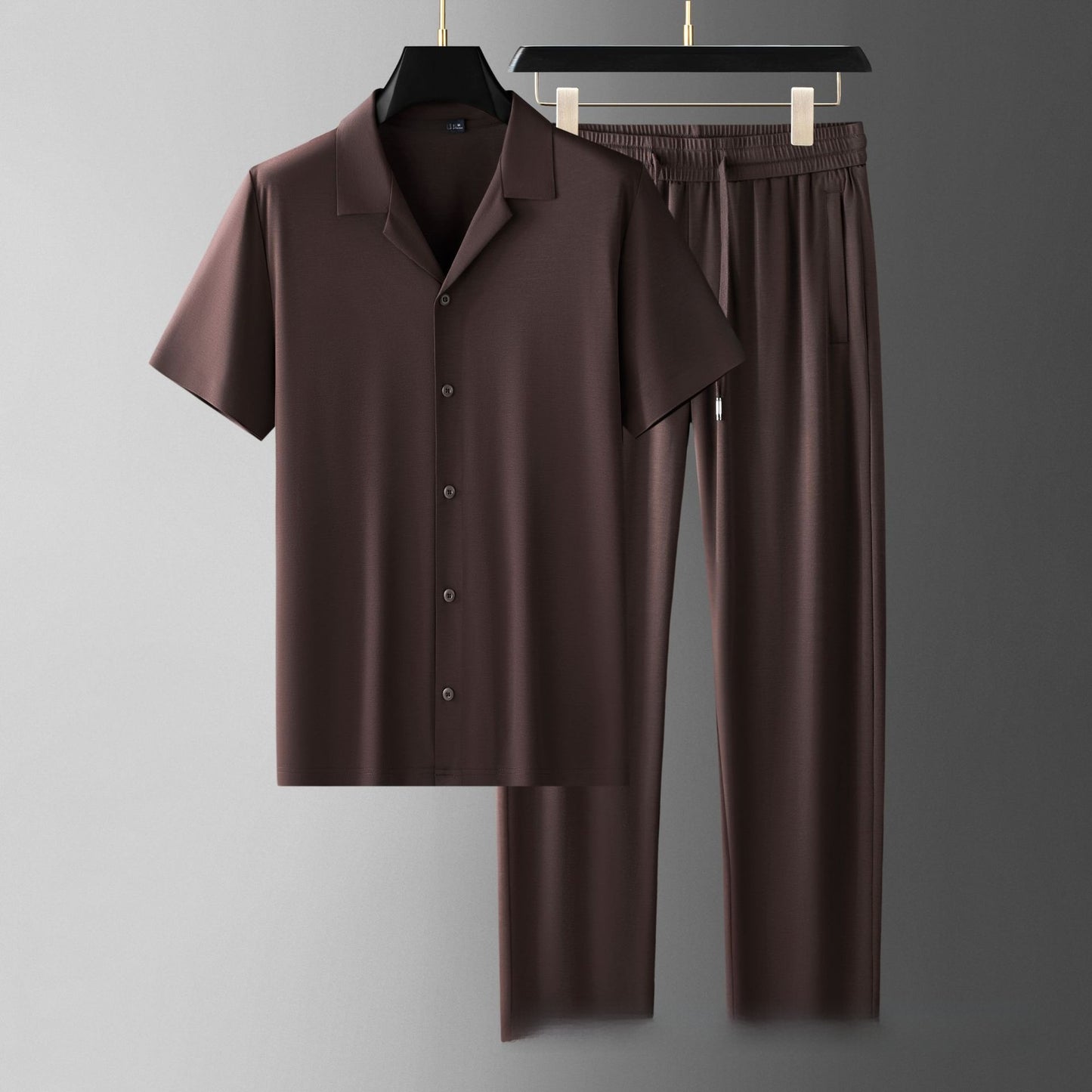 Silk quick-drying shirt set