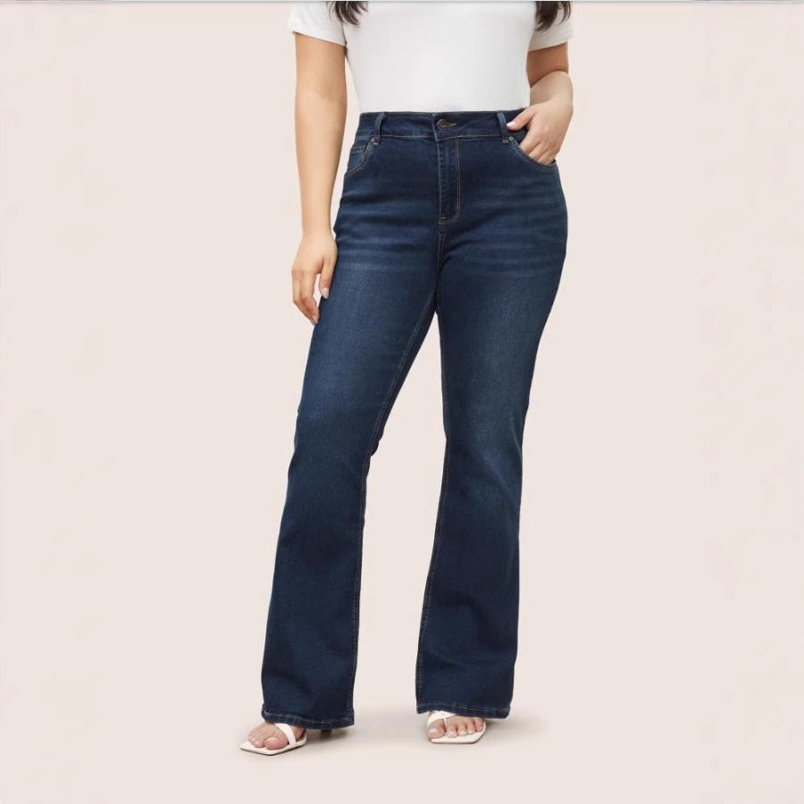 Women's Slim-Fit Vintage Jeans