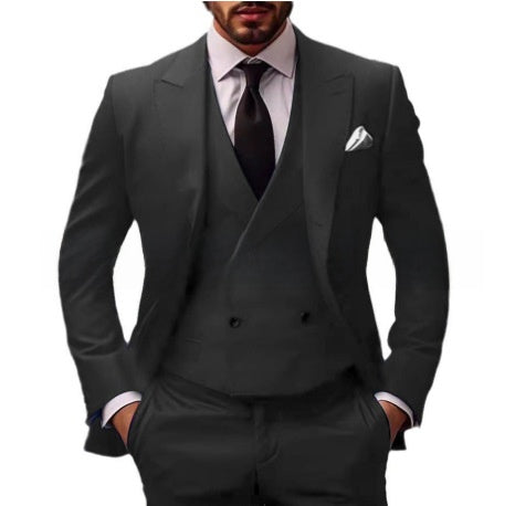 Formal Three-Piece Suit Set for Men