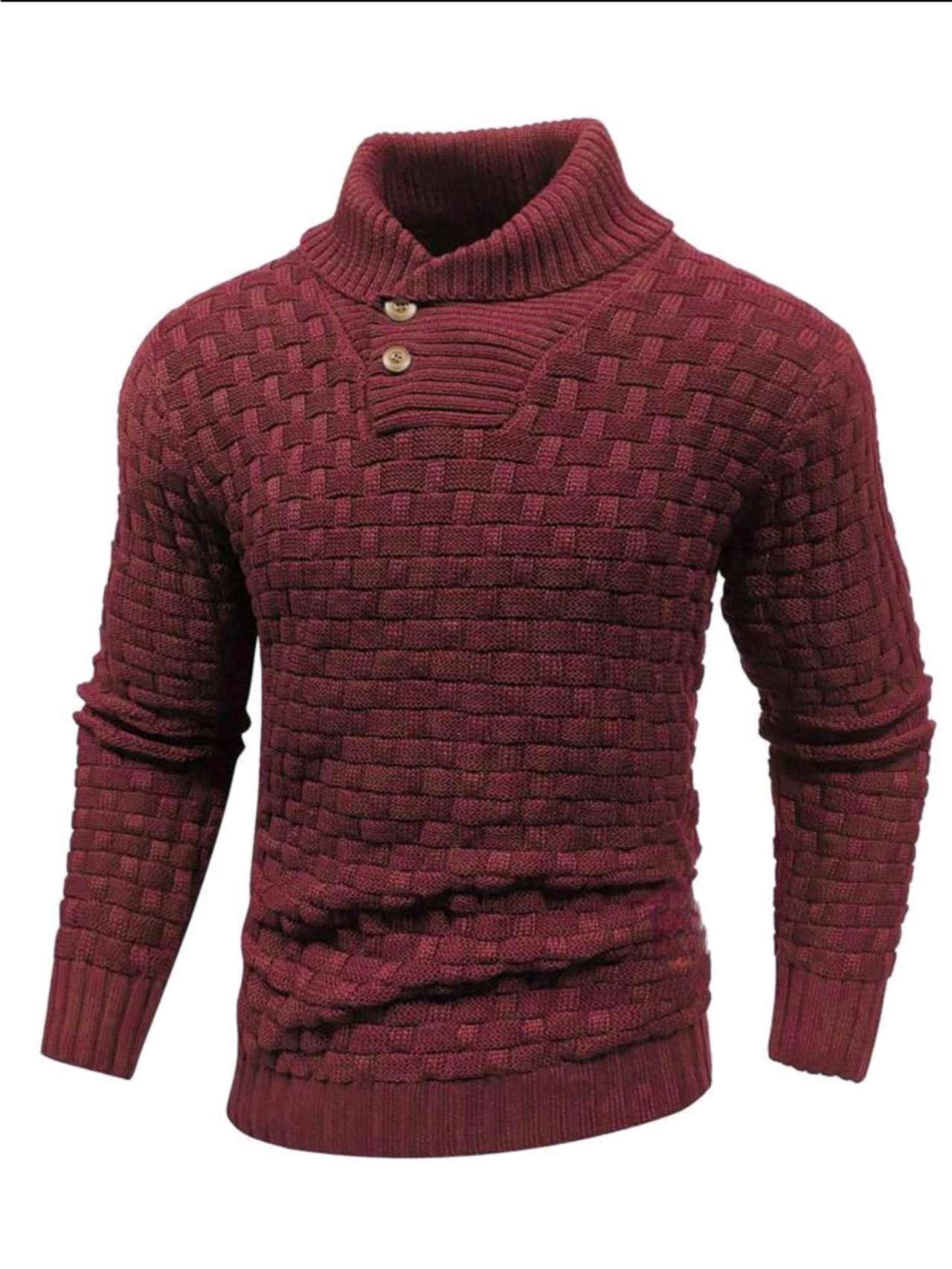 Men's Knitted Pullover Sweater