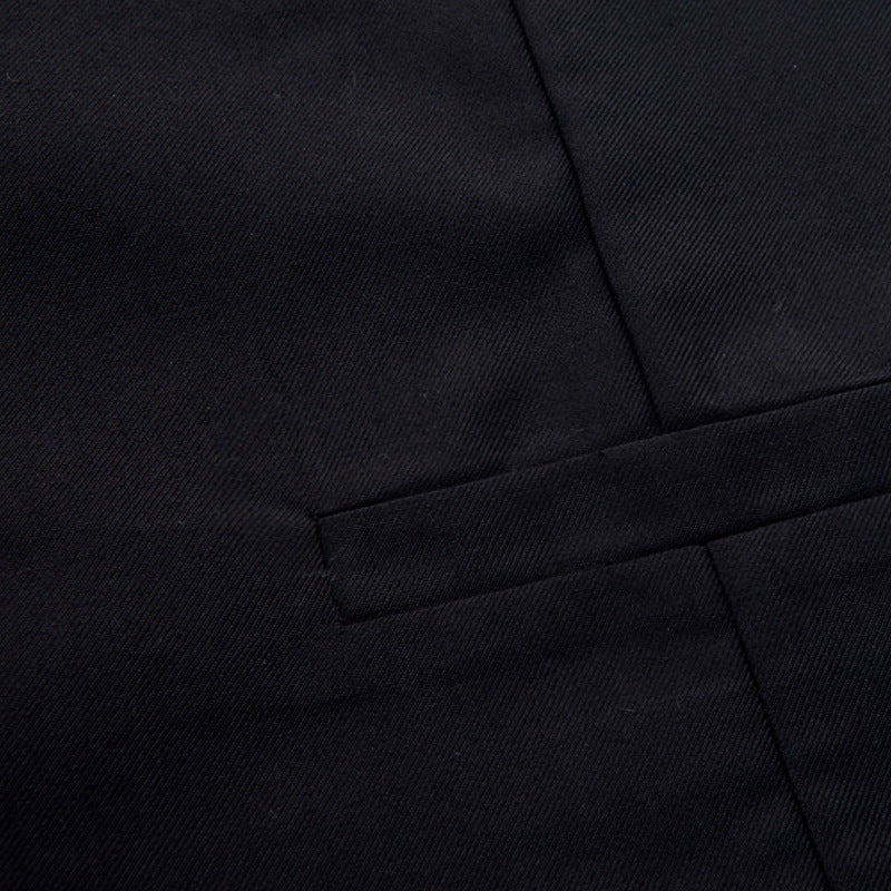 Men's Slim Fit Business Vest, Formal Sleeveless Waistcoat