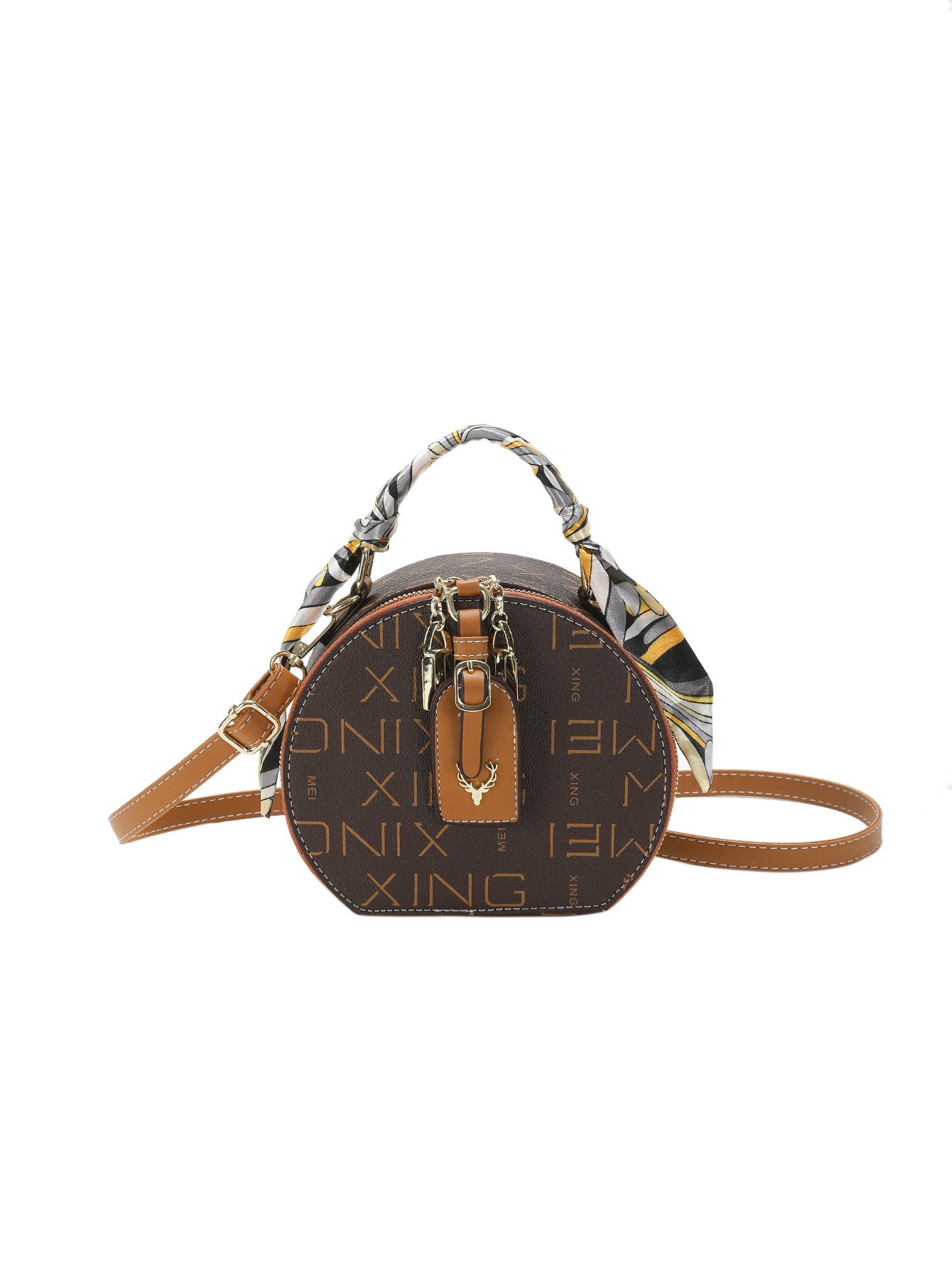 Round-shaped old-fashioned bag