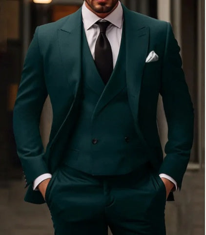 Formal Three-Piece Suit Set for Men