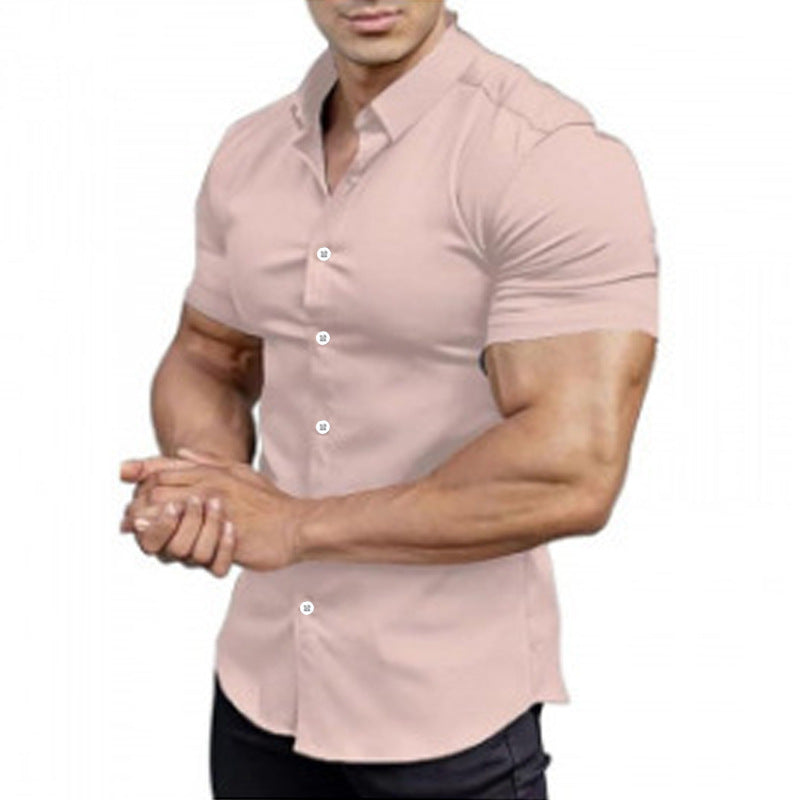 Solid-Color Shirts for Men