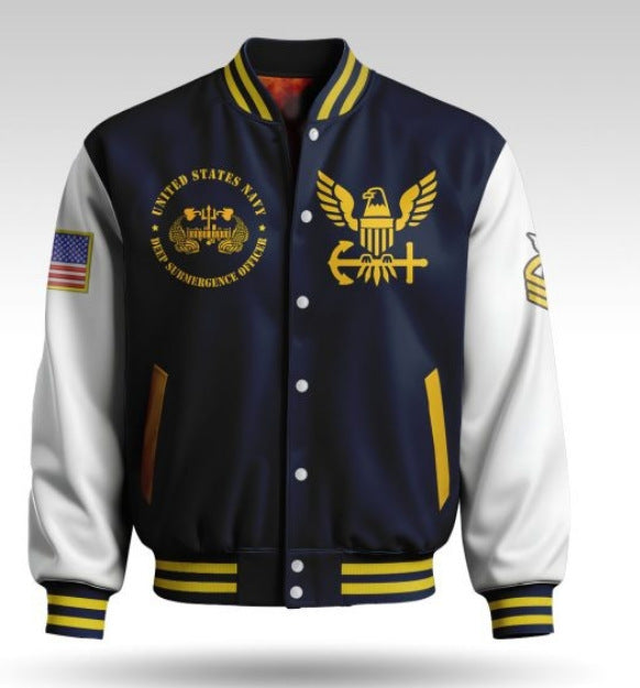 Standing collar baseball jacket