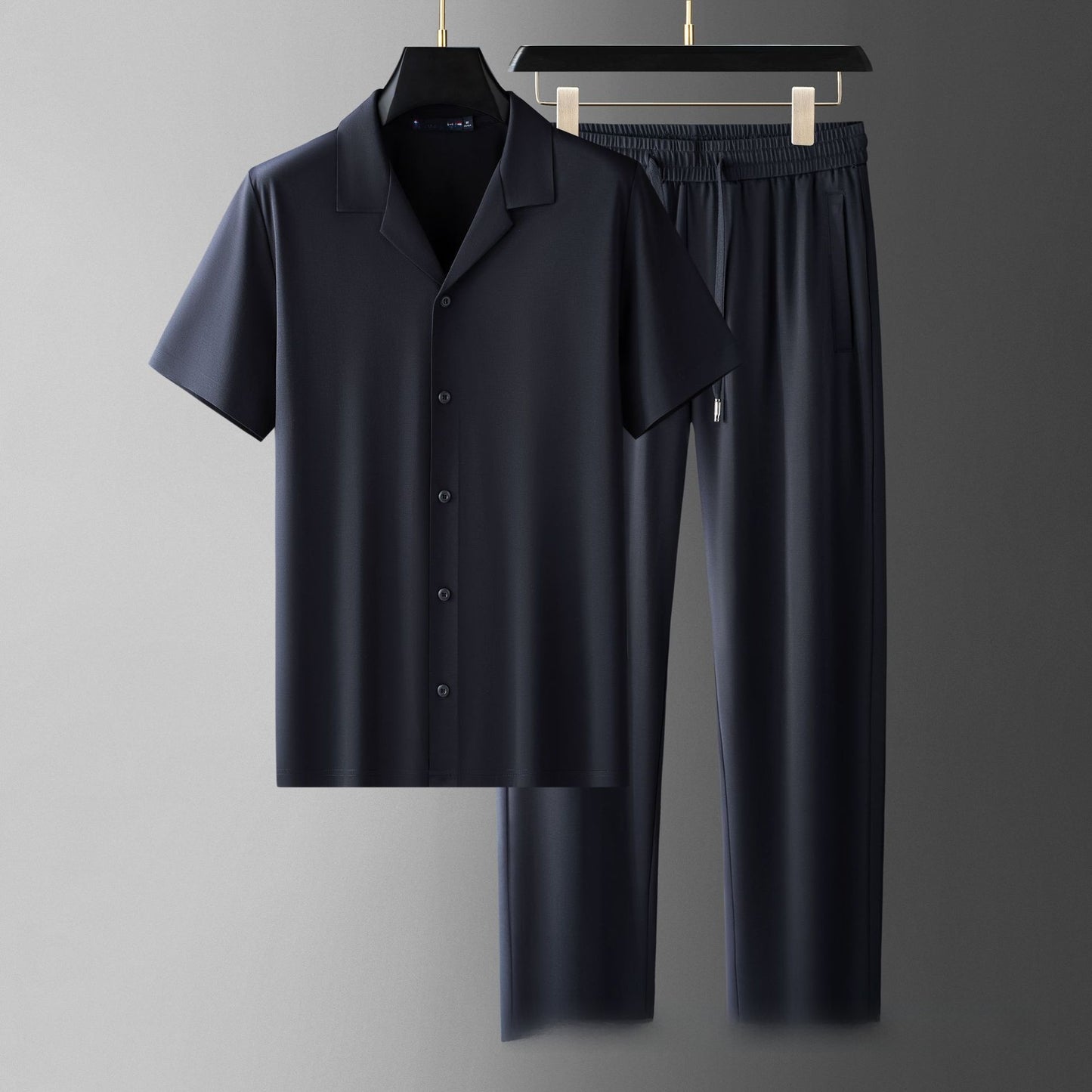 Silk quick-drying shirt set