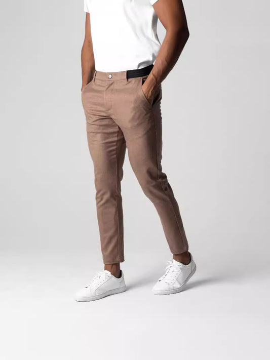 Japanese style versatile cotton trousers