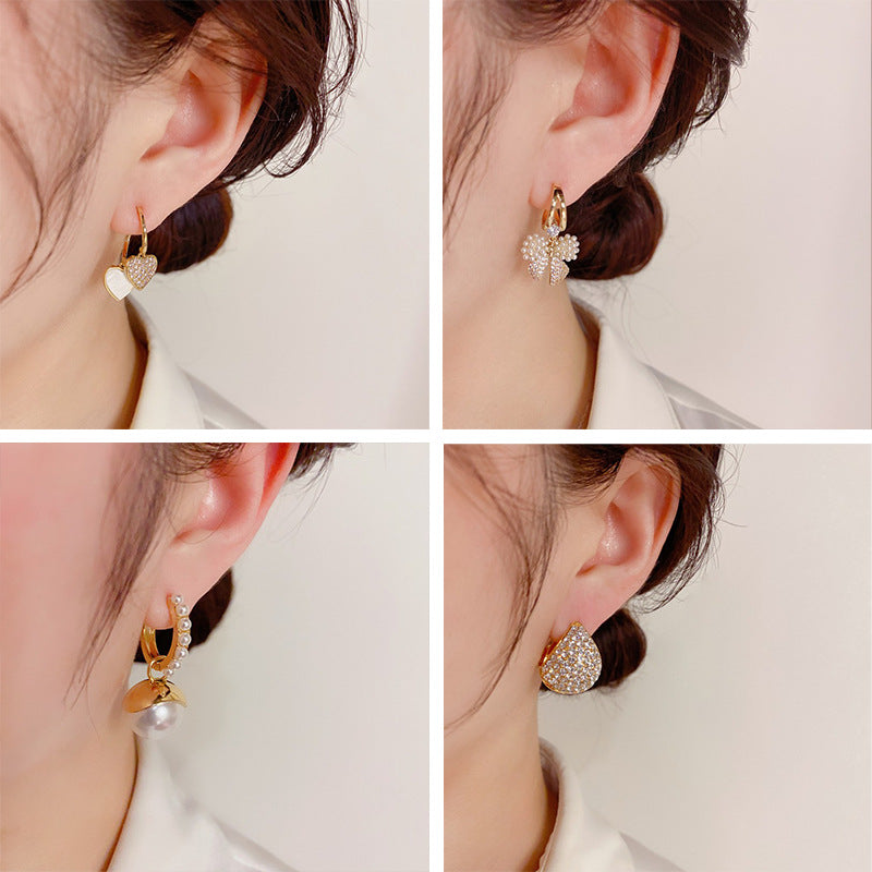 gold plated earrings