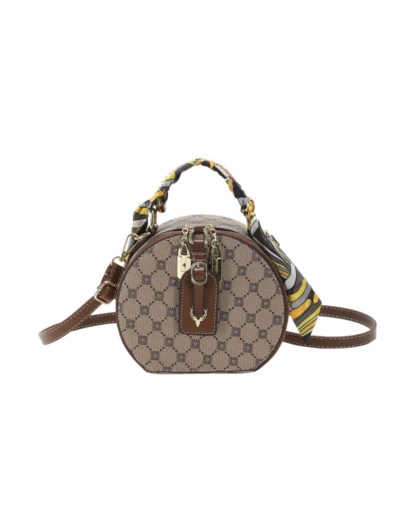 Round-shaped old-fashioned bag