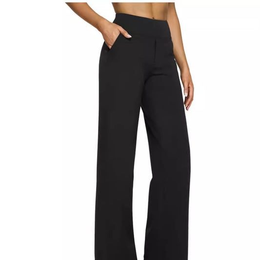 Women's casual straight-leg trousers