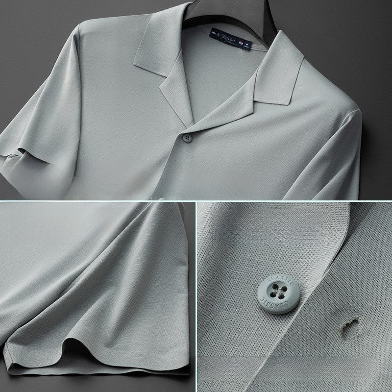 Silk quick-drying shirt set