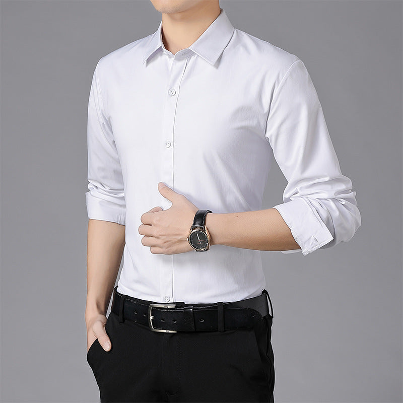 Men's Casual Slim-Fit Short-Sleeved Shirt
