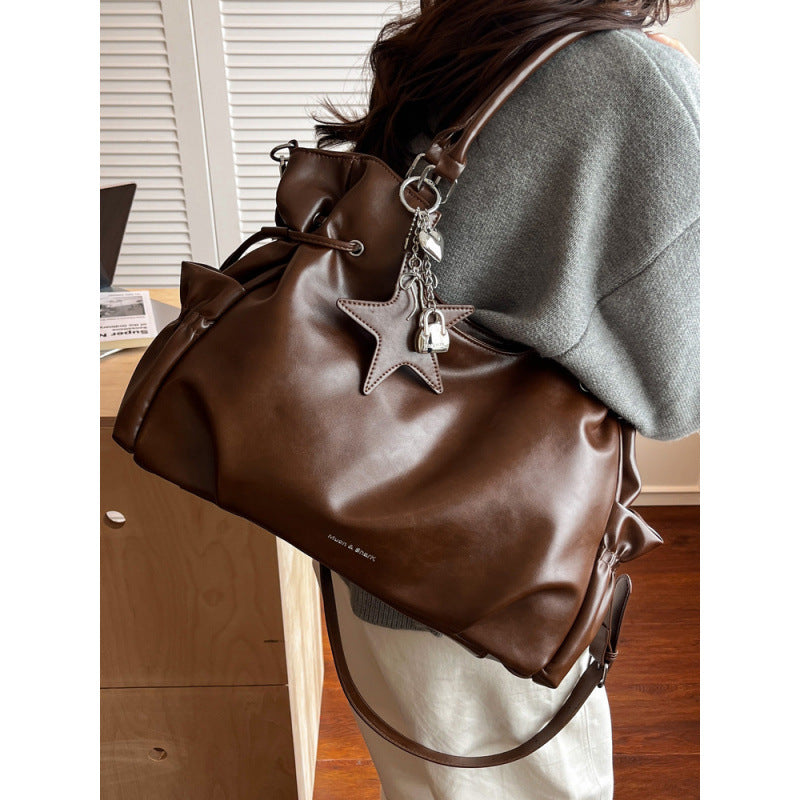 Large-capacity vintage bag