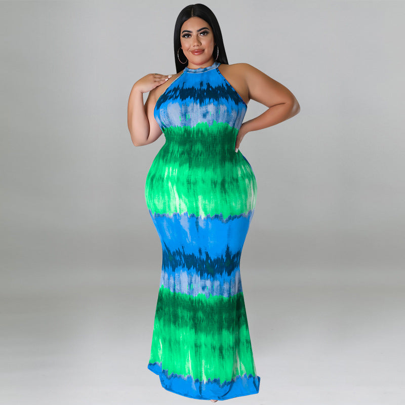 Print Women's Long Sleeve Dress