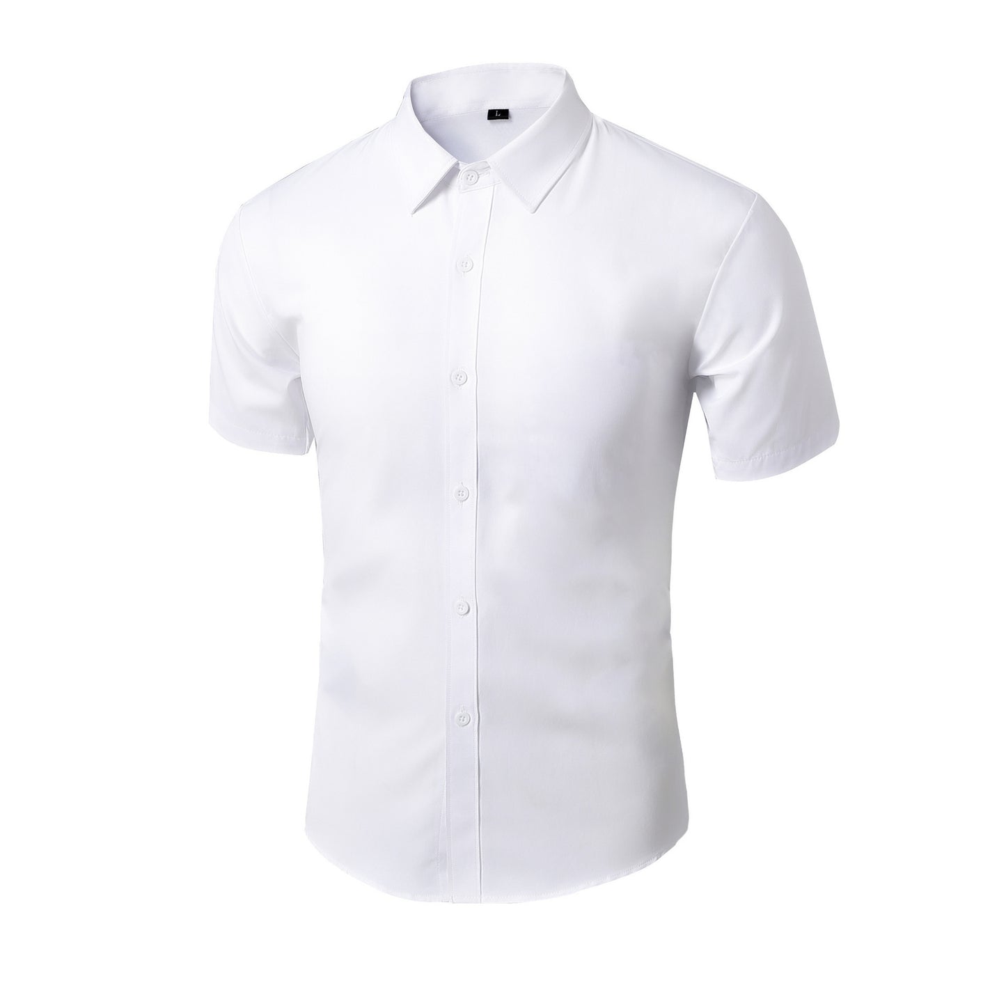 Men's Casual Slim-Fit Short-Sleeved Shirt