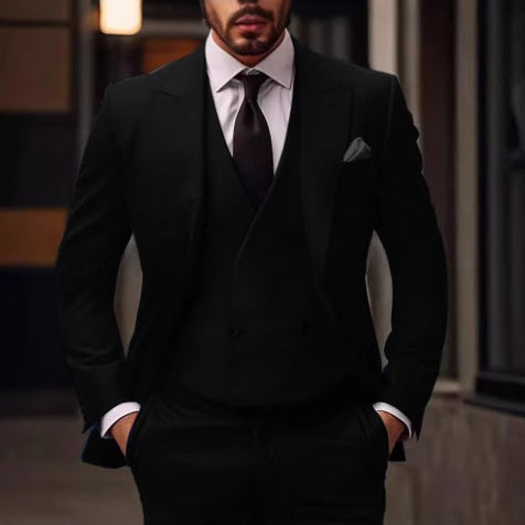 Formal Three-Piece Suit Set for Men