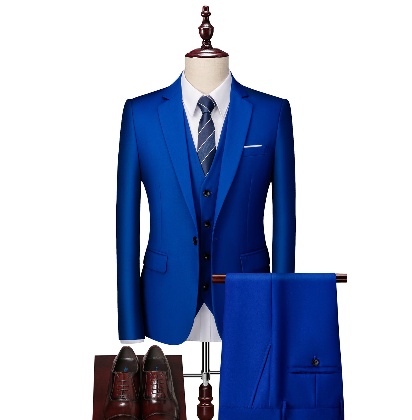 Men's Formal Three-Piece Suit Set