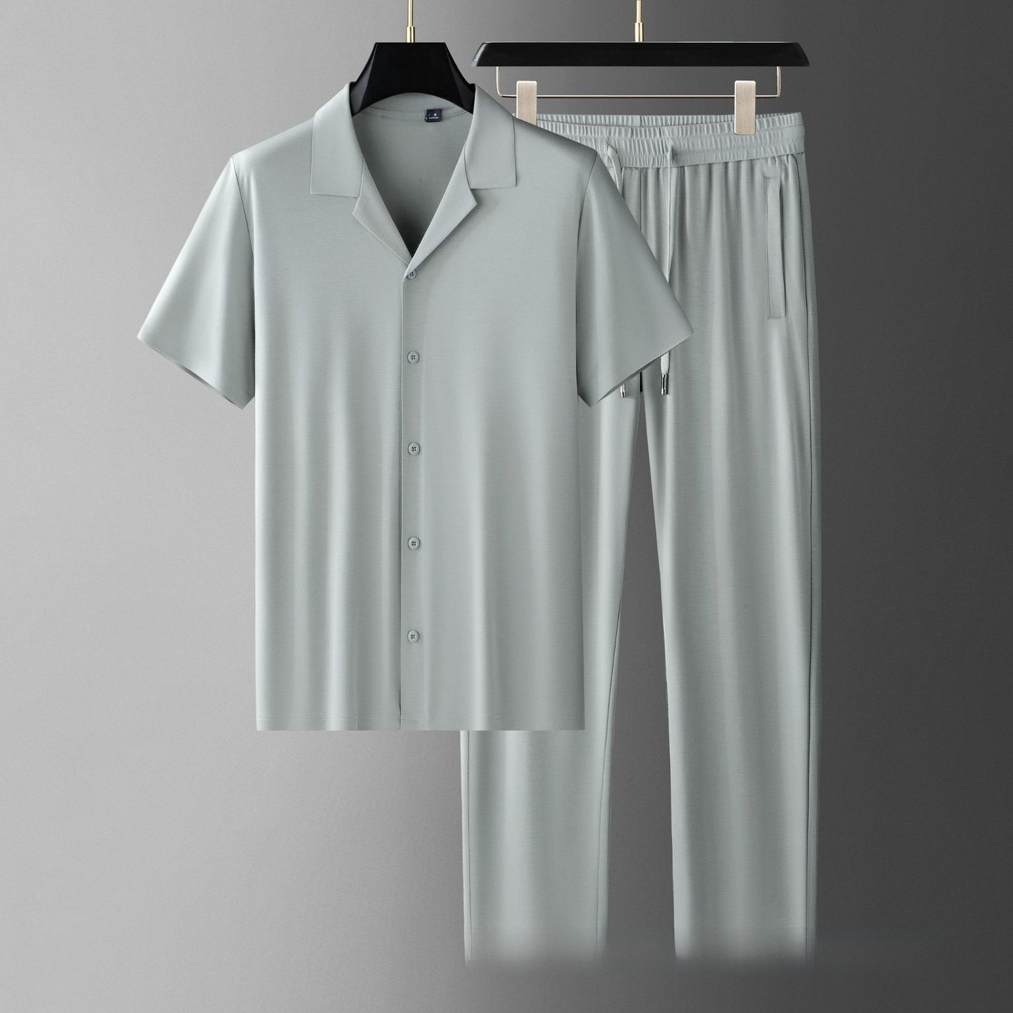 Silk quick-drying shirt set