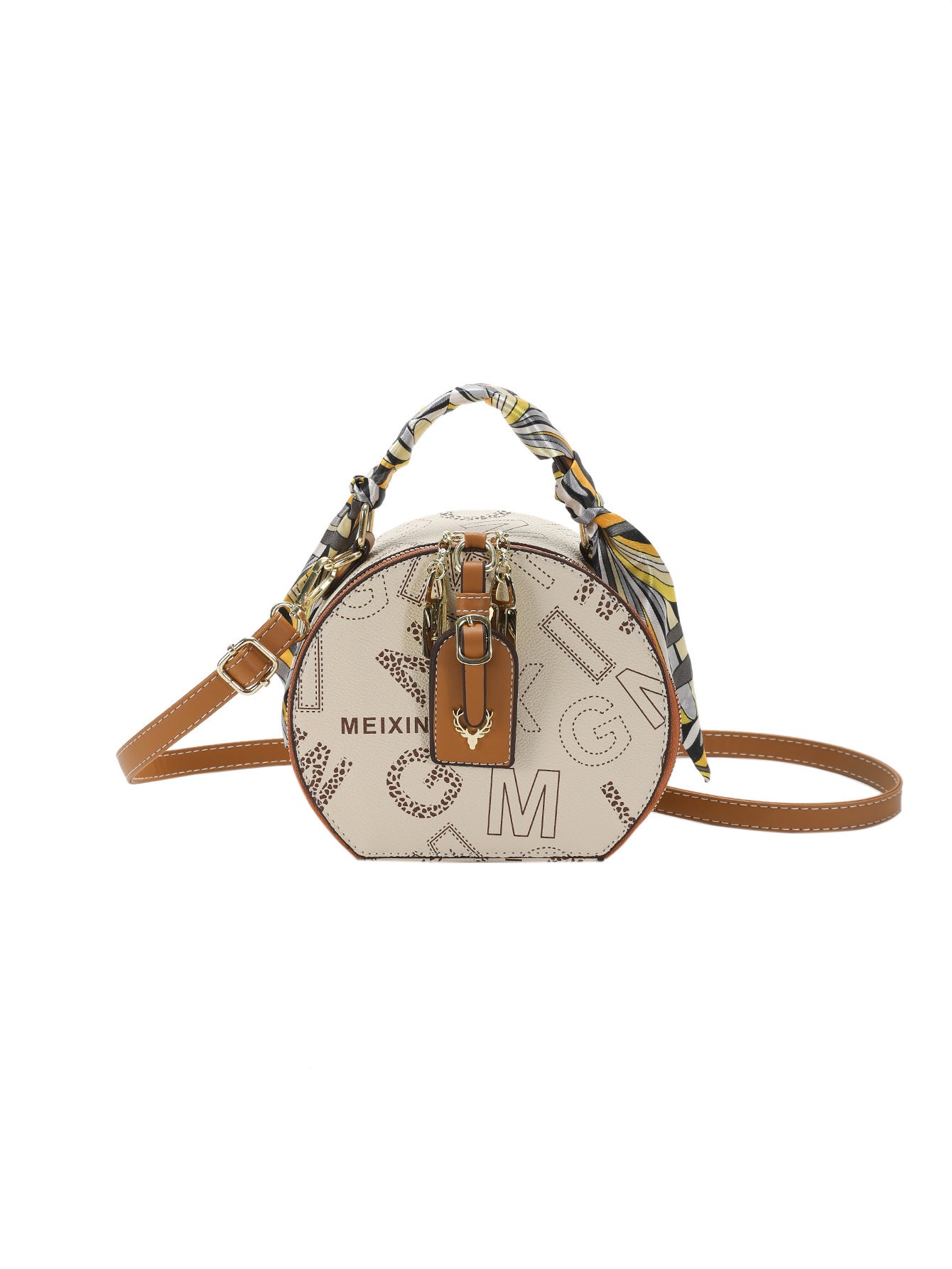 Round-shaped old-fashioned bag