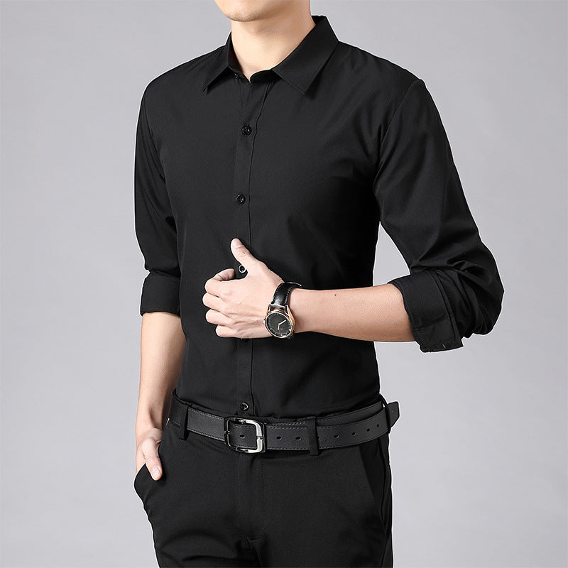 Men's Casual Slim-Fit Short-Sleeved Shirt
