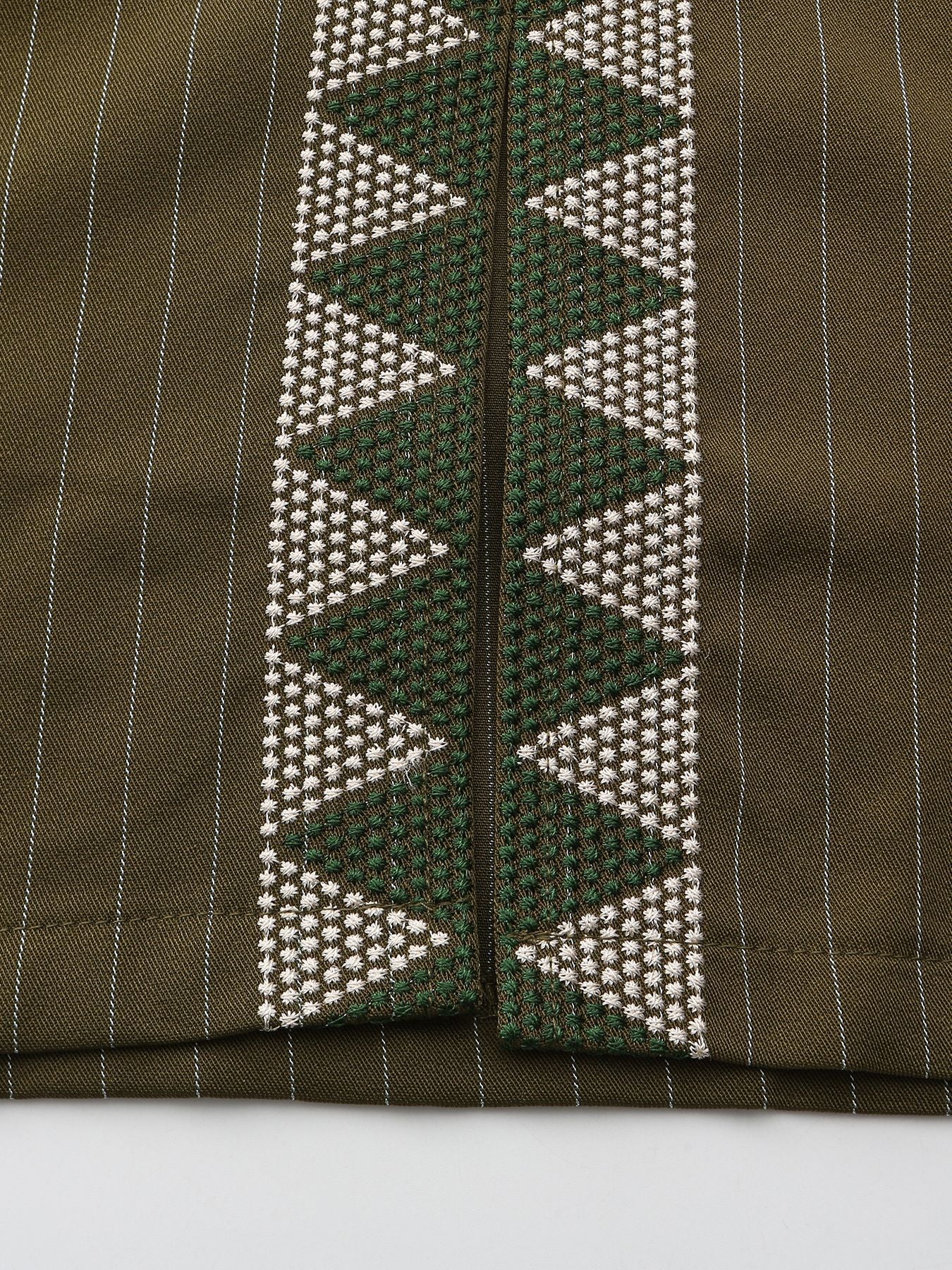 Embroidered two-piece suit