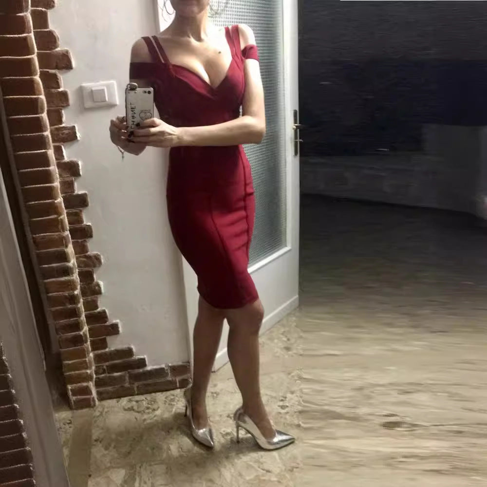 Women's Slim-Fitting Bandage Dress