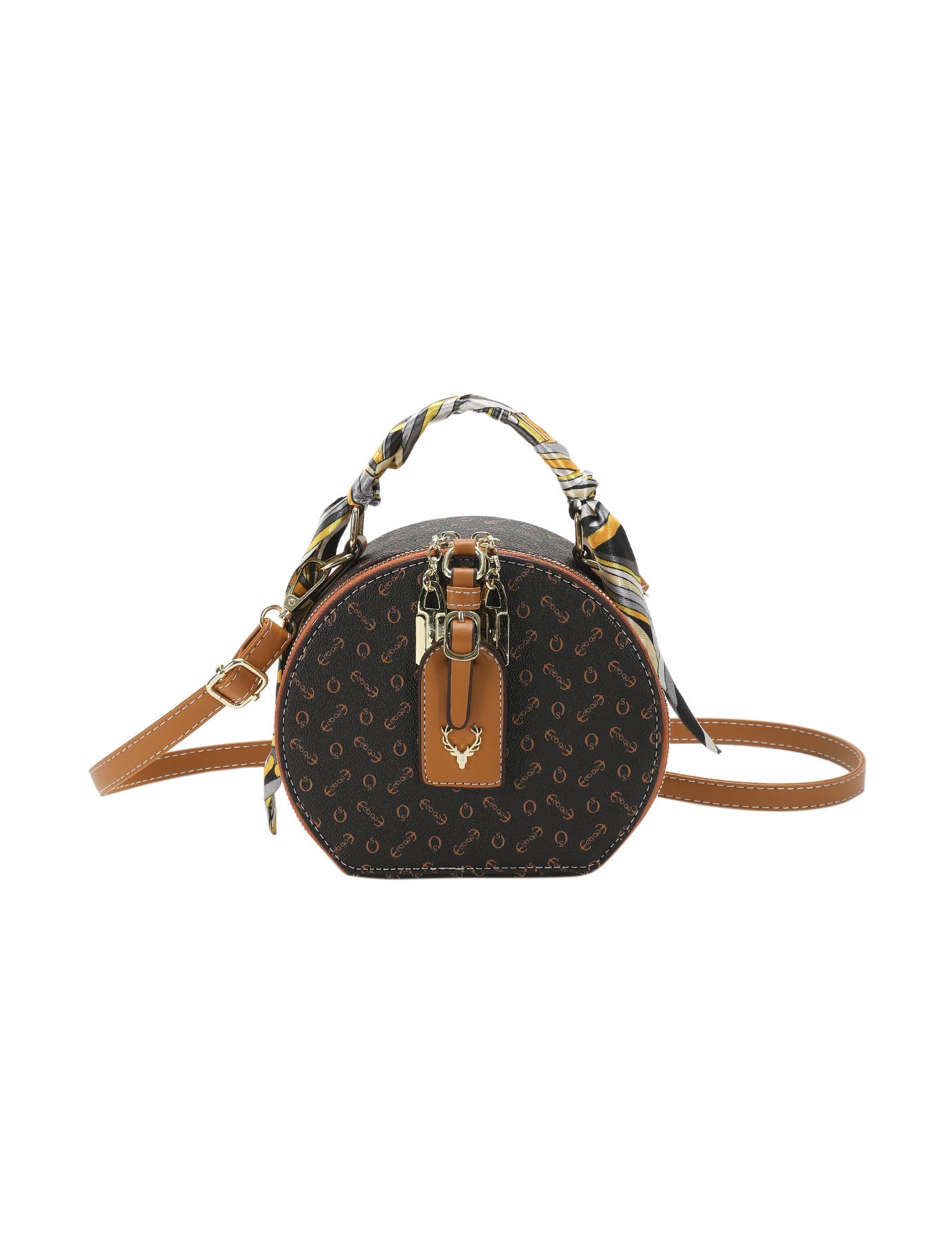 Round-shaped old-fashioned bag