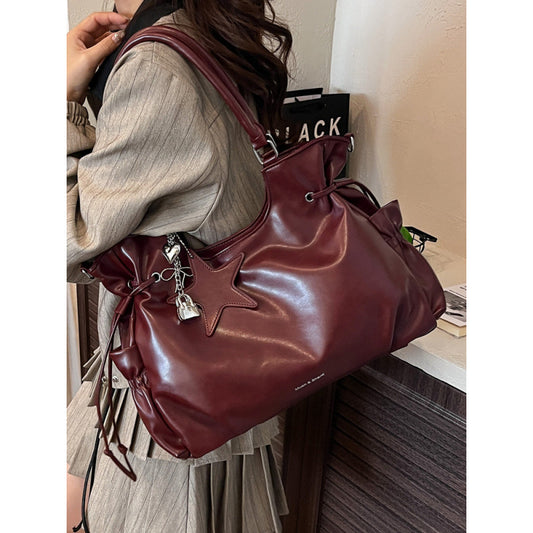 Large-capacity vintage bag