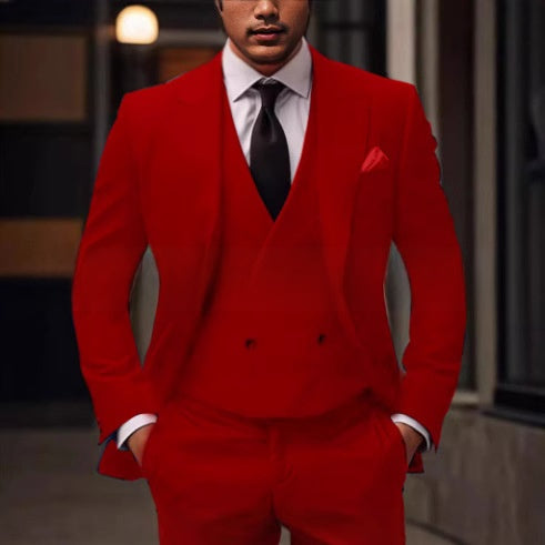 Formal Three-Piece Suit Set for Men