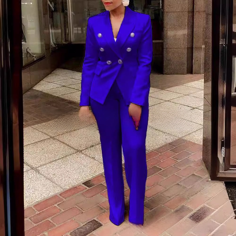 Two-piece commuting suit